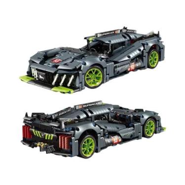 Imagem de Modelo De Carro De Corrida Criativo, Conjunto De Blocos De Construção 