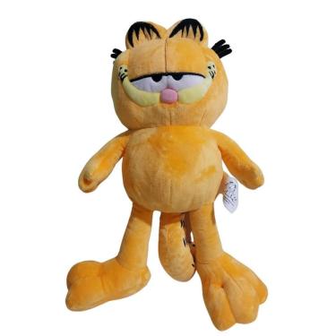 Imagem de Boneco Pelucia Gato Garfield Fofo Cor Laranja-Claro