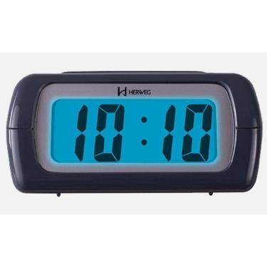 Imagem de Despertador Digital Cinza Herweg 2981