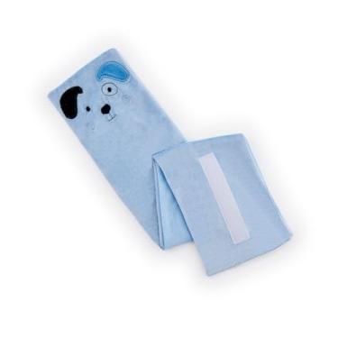 Imagem de Faixa Térmica Para Cólica Bolsa Ervas Cinta Bebê Abdominal com REFIL 11,5X55 CM (Azul)