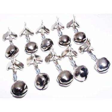 Imagem de Kit 100 Sinos Simples C/ Fixador Para Pesca - Xingu