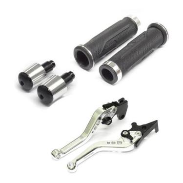 Imagem de Kit Manopla XL+Peso Manete Lander Crosser Tenere Fazer 250 - Stark Rac