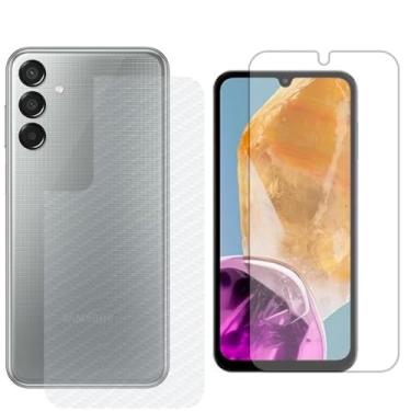 Imagem de Virtual Multi - Película Hidrogel + Adesivo Fibra de Carbono para Samsung Galaxy M15 5G - Transparente