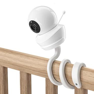 Imagem de oioaahkeo Baby Monitor Mount for Babysense Video Baby Monitor V43 and HD S2 Camera (White,1Pack)