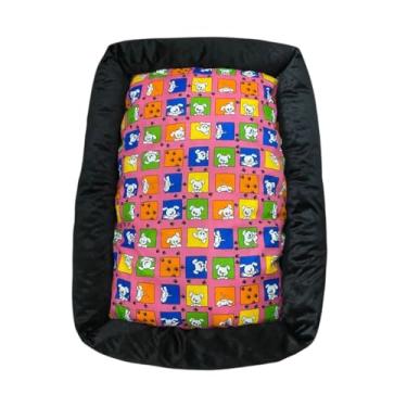 Imagem de Cama Para Cachorro Extra Grande 100X70 Impermeável Caminha Pet Velboa Lavável Cama Luxo Para Pets