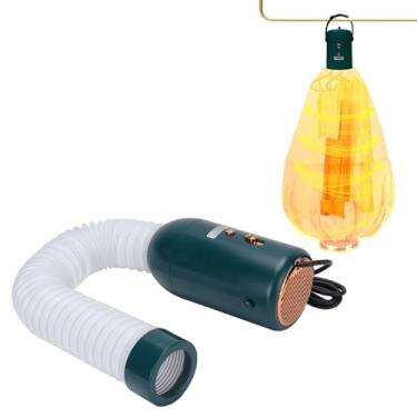 Imagem de Luocute Secador Portátil, Mini Secador de Roupas Com Tubo Telescópico 2 Configurações de Temperatura Desodorizando para Apartamentos para Tragos de Apartamentos (Plugue da UE 220V)