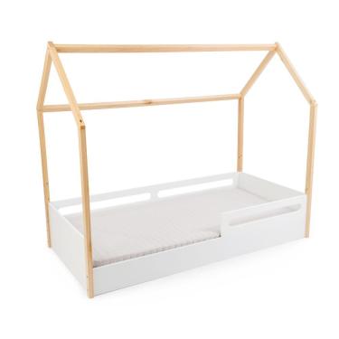 Imagem de Cama Montessoriana Com Casinha Coleção Tivoli Divicar Mel Branco
