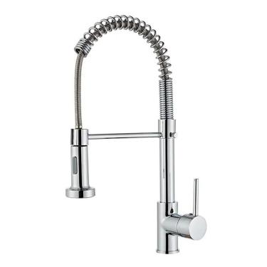 Imagem de Torneira Cozinha Gourmet Inox Luxo Modelo:agua Fria Bancada Prata