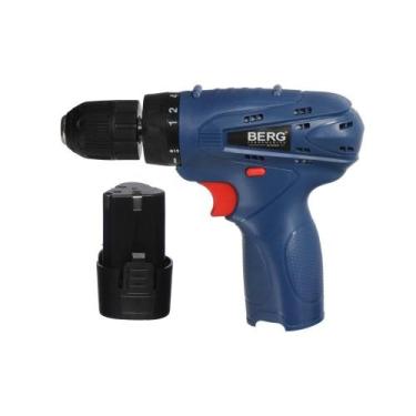 Imagem de Parafusadeira Furadeira Sem Fio 12v 3/8 Bivolt Com Maleta - Berg Ferra