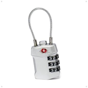 Imagem de Cadeado Proteção Mala Viagem Tsa Original Aço Senha Segredo - Quas, Pr