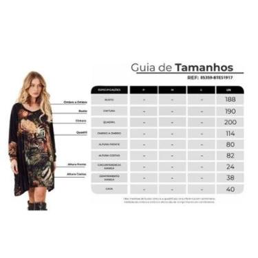 Imagem de Bata Ampla Com Pedrinhas Estampa Exclusiva De Tigre Preta Yacamim T9-Feminino