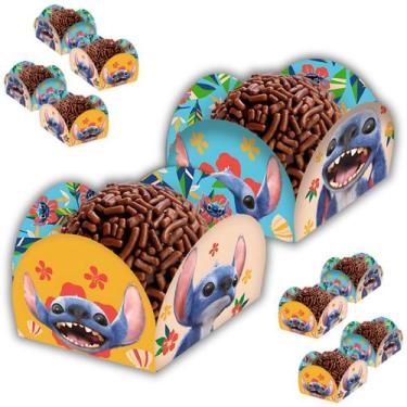 Imagem de 80 Forminhas De Doces Festa Stitch Decoração Aniversário - Festcolor