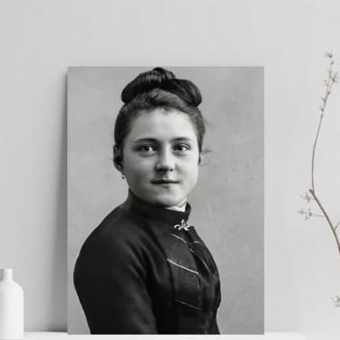 Imagem de Placa Decorativa Santa Teresinha do Menino Jesus, MDF, 20x28cm