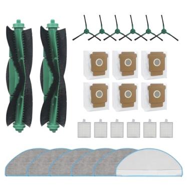 Imagem de Ymimi Peças de reposição para aspirador de pó iRobot Roomba 104 Y351020, 2 escovas de rolo, 6 esfregões, 6 filtros Hepa, 6 escovas laterais, 6 sacos de vácuo (pacote com 26)