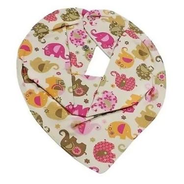 Imagem de Babador Bandana Bebê Estampado Enxoval Antialérgico Recem Nascido Baby