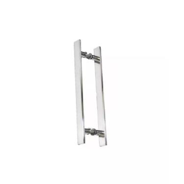Imagem de Puxador Para Porta Pivotante Barra Chata Reto Polido - 100Cm