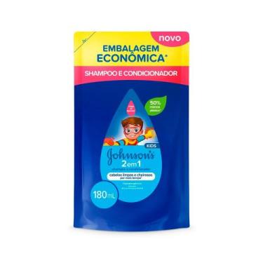 Imagem de Shampoo e Condicionador Johnson's Kids 2 em 1 Refil 180ml - JXJ