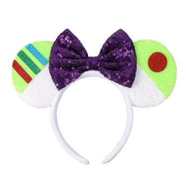 Imagem de Bandanas Mouse Ears UNSPAZ para mulheres, meninas e meninos (verdes)