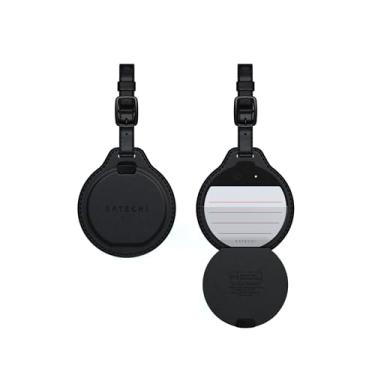 Imagem de Satechi Etiqueta de bagagem inteligente FindAll com Find My, compatível com TSA, rastreamento de aeroporto, alertas de deixado para trás, carrilhão sonoro alto, recarregável sem fio, funciona com