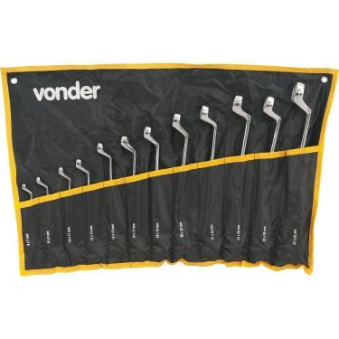 Imagem de Jogo Chave Estrela 6-32mm Cromo Cromada 12 Pçs Vonder