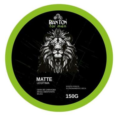 Imagem de Pasta Modeladora Legítima Matte Seca 150 Gr - Bianton For Men