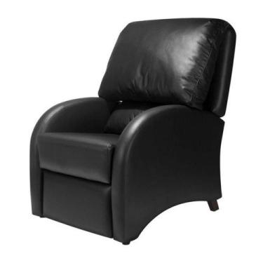 Imagem de Poltrona Reclinável MH-1237 Herval Estofada Preta K