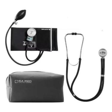 Imagem de Kit Acadêmico Enfermagem Aparelho De Pressao Esfigmo Manual Pamed + Es