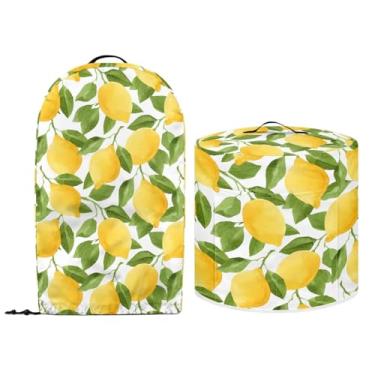 Imagem de NETILGEN Acessórios de proteção contra poeira de pequenos eletrodomésticos de cozinha para liquidificador e panela de pressão de 3 litros anti-impressão digital conjunto de capas à prova de óleo com