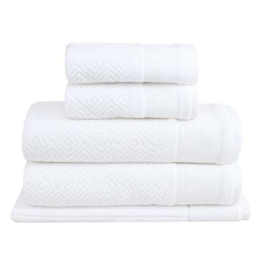 Imagem de Jogo de Toalhas Buddemeyer Kyoto Banho Branco 5 peças