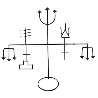 Imagem de Ferramenta para Assentamento de Exu Veludo - Arte MM