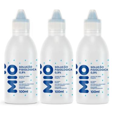 Imagem de Kit 3 Soro Fisiológico 0,9% Mió com 100ml