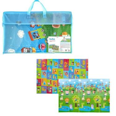 Imagem de Tapete de Atividades Dupla Face Happy Friends 18089 - Buba