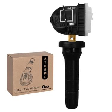 Imagem de ATURMC Conjunto de 1 sensor de pressão de pneu TPMS 433MHZ compatível com Ford Focus (LCV) C-Max B-MAX Everest Kuga substitui # EV6T1A180CB EV6T1A150CB