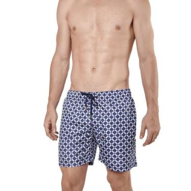 Imagem de Short Masculino Praia Xadrez - Cravo Beachwear, P