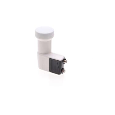 Imagem de Receptor de sinal de satélite digital HD polarizado universal duplo LNB 0,3db para antenas parabólicas – design de alto ganho, baixo ruído, à prova de intempéries