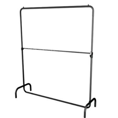 Imagem de Arara Cabideiro Dupla De Chão Desmontável - Loja ou Closet 60cm 