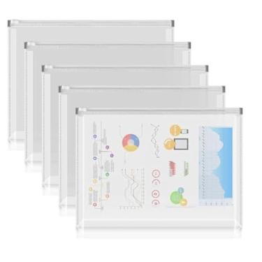 Imagem de Merkaunis 30 envelopes de plástico transparente com zíper