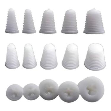 Imagem de 2X Tapa Furo Cano D` Água Cano Furado Rosca Chave 5 Medidas