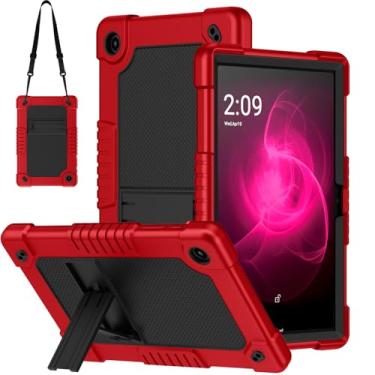 Imagem de Sozengba Capa para tablet T-Mobile Revvl Tab 2 de 10,1 polegadas, à prova de choque, compatível com crianças, suporte integrado com alça de ombro para tablet Revvl Tab 2 2025 de 10,1 polegadas