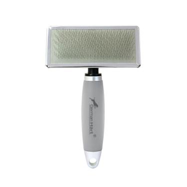 Imagem de Rasqueadeira M Cabo Gel Germanhart para Pets GermanHart para Cães, Medio, Cinza