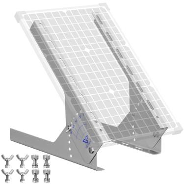 Imagem de Voltset Suportes de Montagem de Painel Solar Ajustáveis, Ângulo Ajustável de 0 A 60 Graus, Racks de Montagem de Painel Solar de 13,8 Pol. para Parede, Teto, Rv, Barco, Sistemas Solares Fora Da Rede