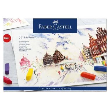 Imagem de Giz pastel seco longo Creative Studio 72 cores Faber-Castell