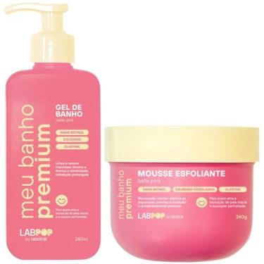 Imagem de Kit para Banho Sabonete e Esfoliante Corporal Bellle Pink Labotrat Pel