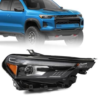 Imagem de FIONE Farol de LED com montagem DRL compatível com Chevy Colorado Z71/ZR2 2023 2024 2025 farol direito do passageiro 87818229