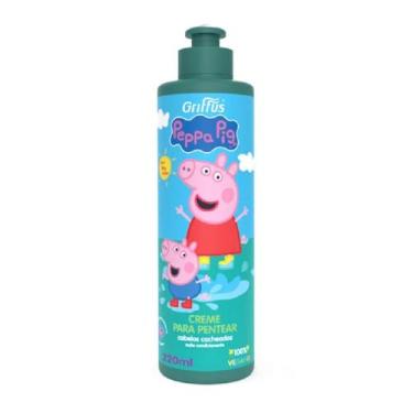 Imagem de Creme Para Pentear Griffus 220 ml Cachos Peppa Pig Verde