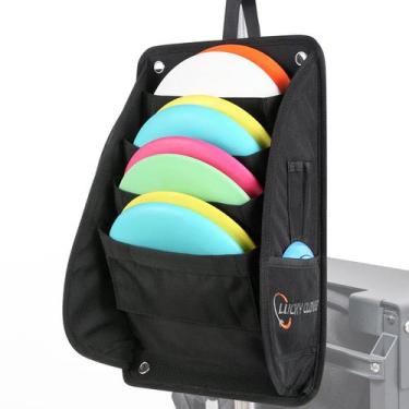 Imagem de Disc Golf Cart Putter Pouch LUCKY CLOVER para a maioria dos carrinhos