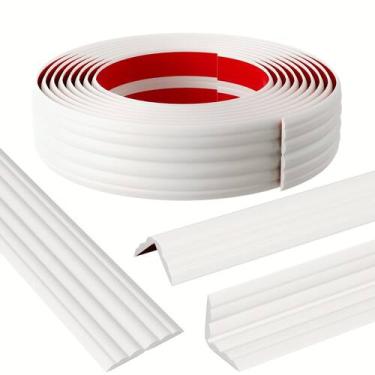 Imagem de Protetor de canto de parede e protetor de borda Elvone White 7cm x 6m