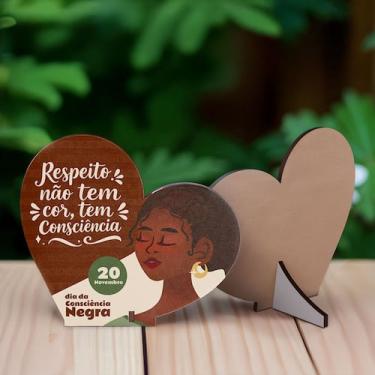 Imagem de Kit 15 Lembrancinhas MDF Dia da Consciência Negra - Bazar dos Quadros,