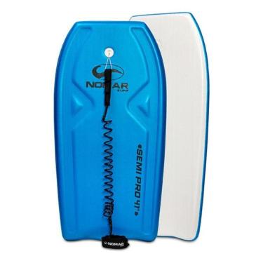 Imagem de Prancha Bodyboard Semi-Pro 41 Nomar Surf Azul Com Leash