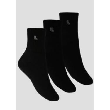 Imagem de Kit 3 Meias Cano Médio Lupo  - Preto - 03245 | Pau a Pique